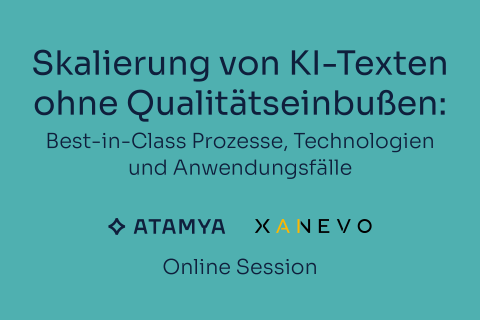 Eventbild Webinar ATAMYA und Xanevo