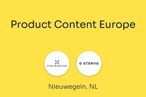 Event Bild Product Content Europe | PIM Vendors